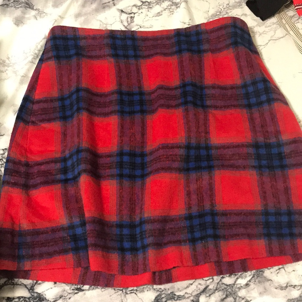 Plaid skirt